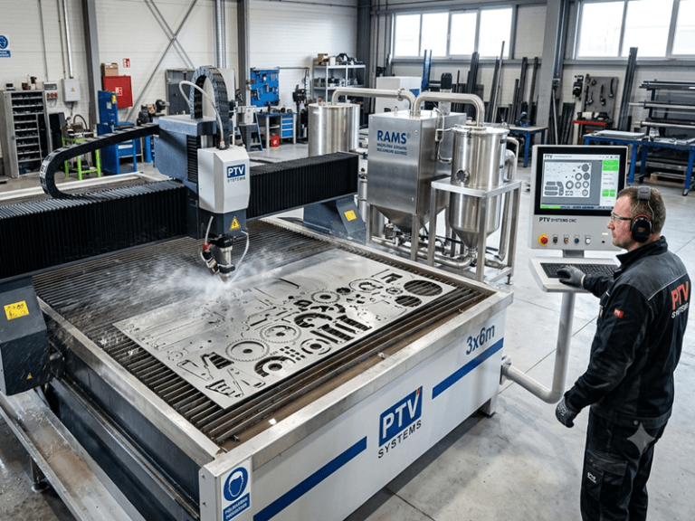 waterjet PTV maszyna do cięcia wodą