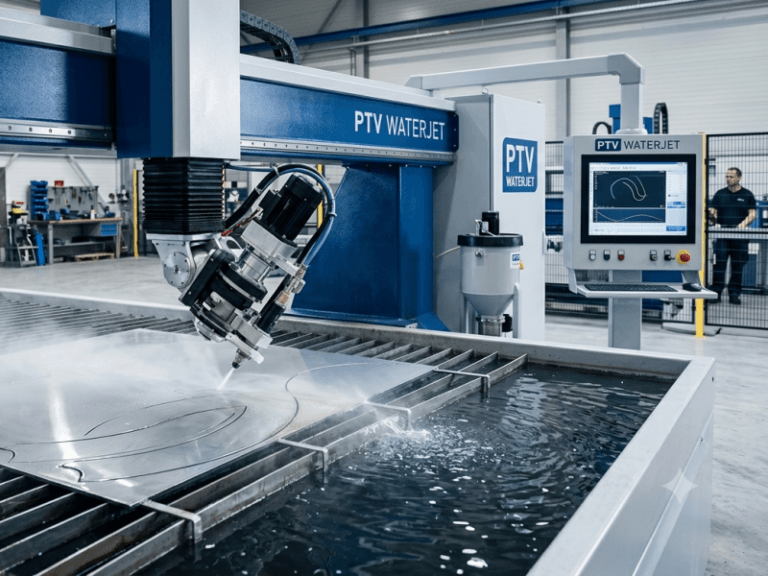 maszyna do cięcia wodą waterjet PTV