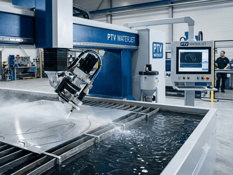 maszyna do cięcia wodą waterjet PTV